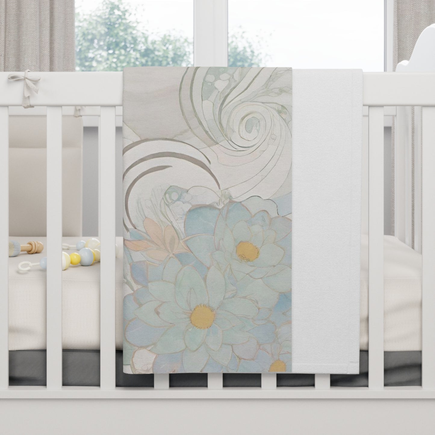 Aroma Blossom Personalized Baby Blanket