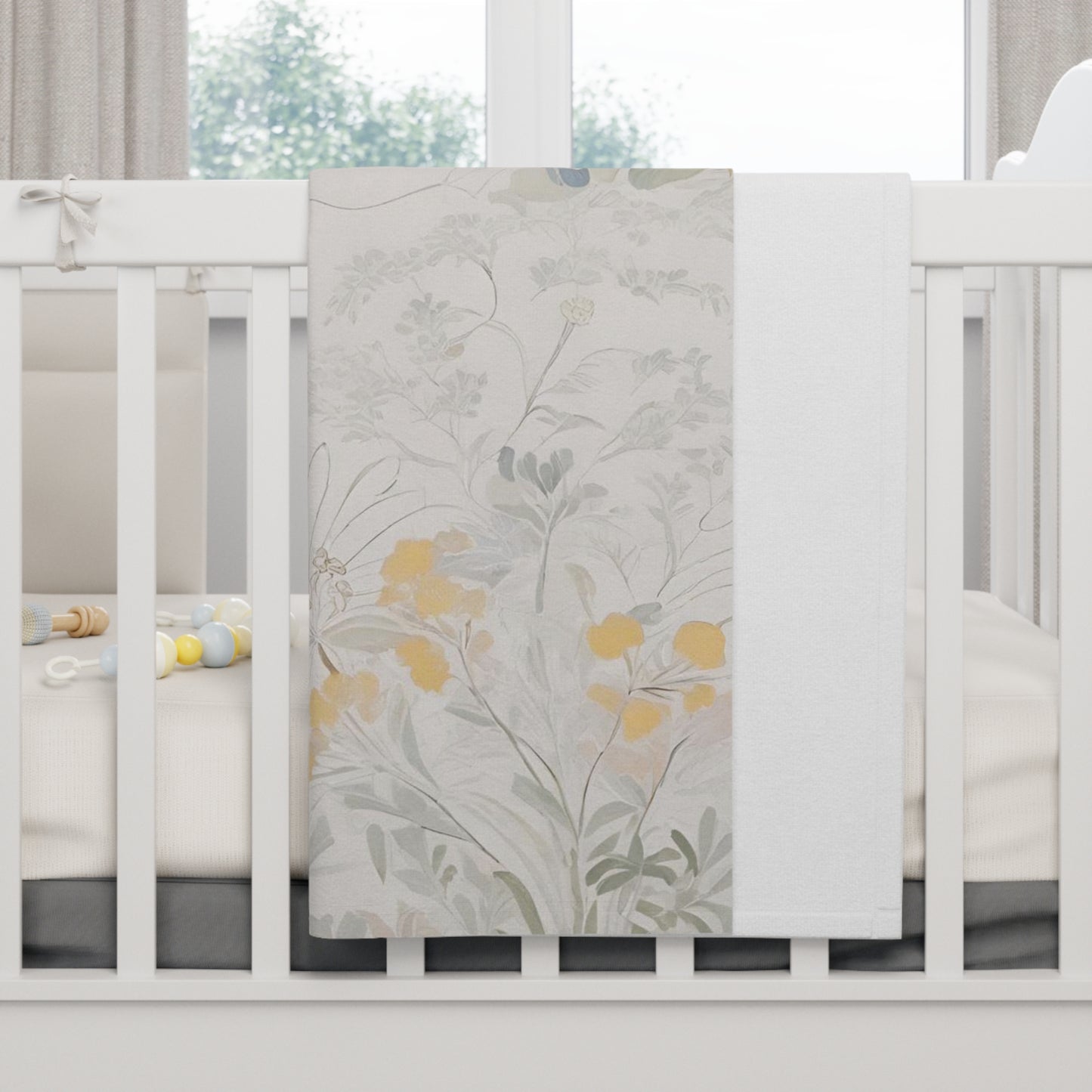 Deer Printed Baby Blanke