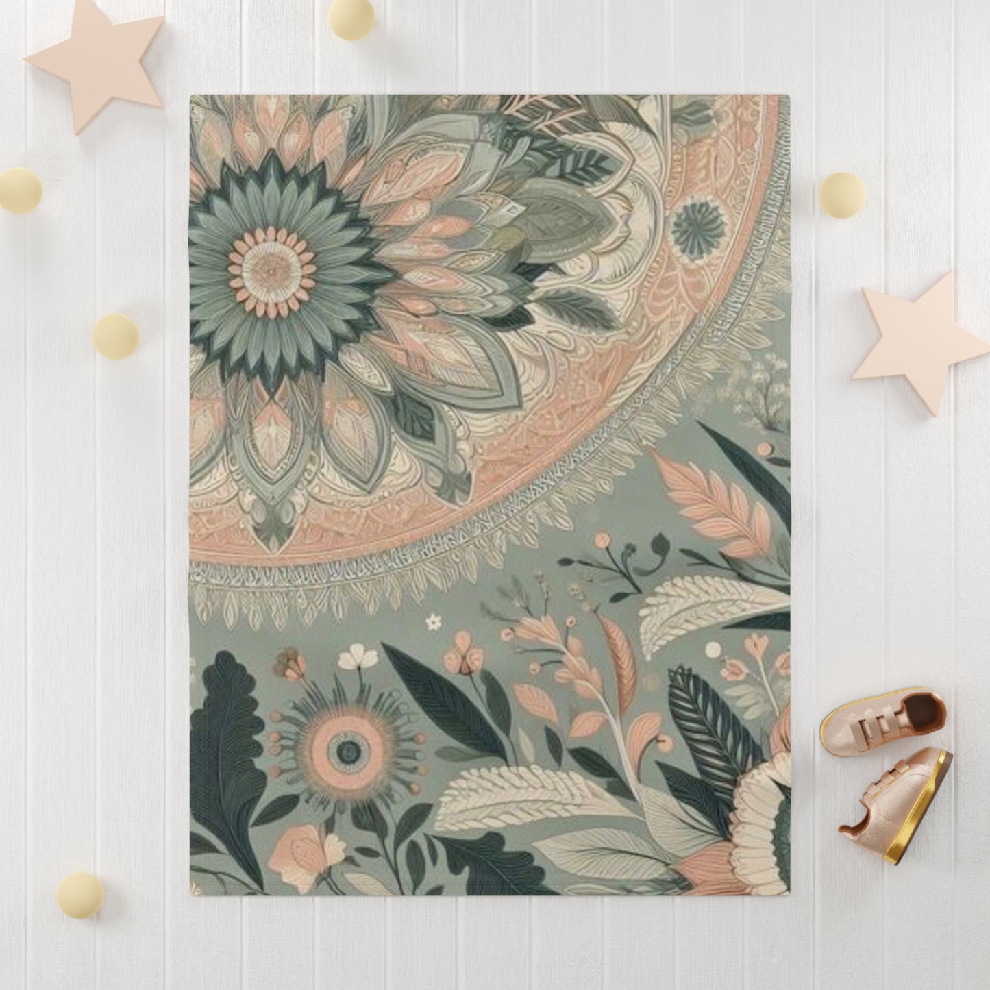 Personalized Sun Bonnet Baby Blanket