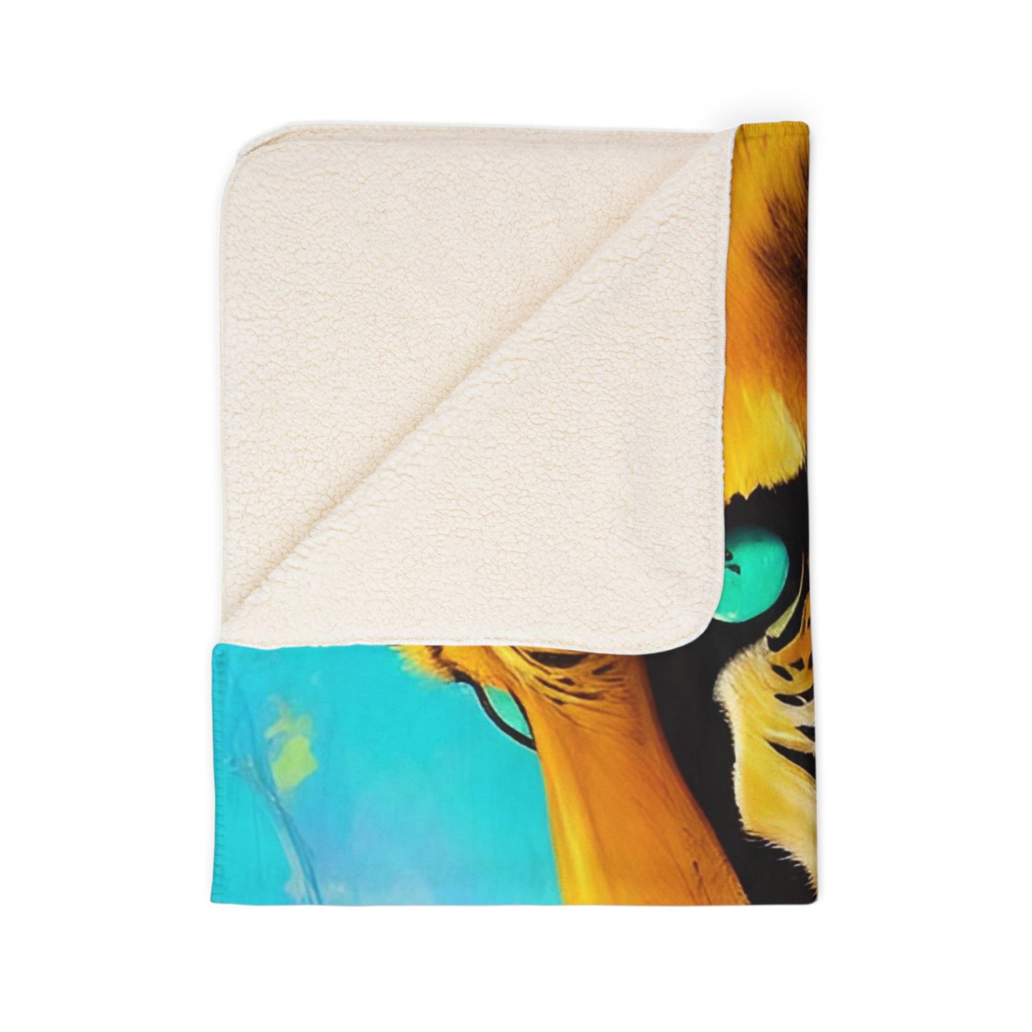 Tiger River Fleece Sherpa Blanket