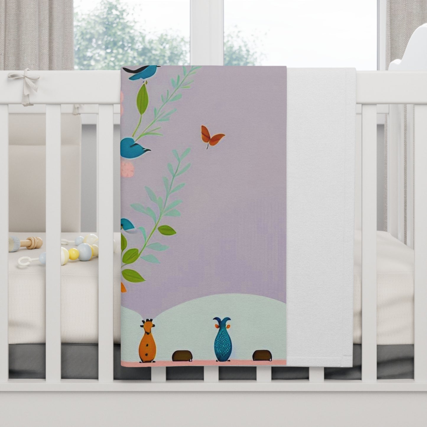 personalized fleece baby blanket