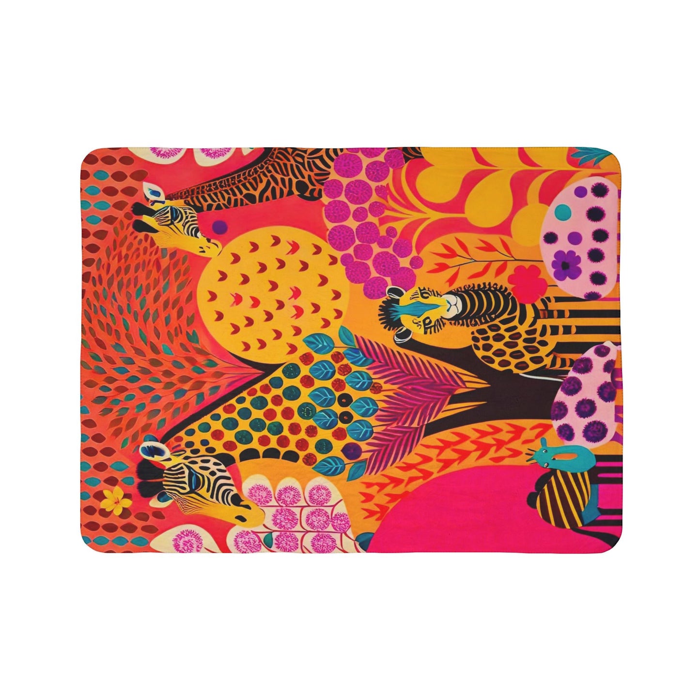 Raffys Friend Fleece Sherpa Blanket