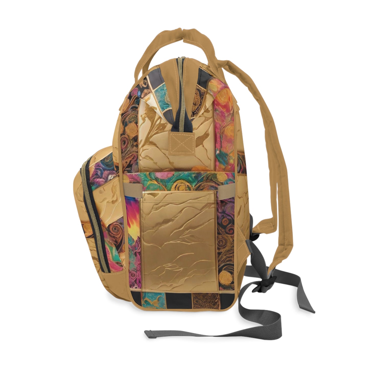 Bursts of the Rainbow Diaper Bag Backpack