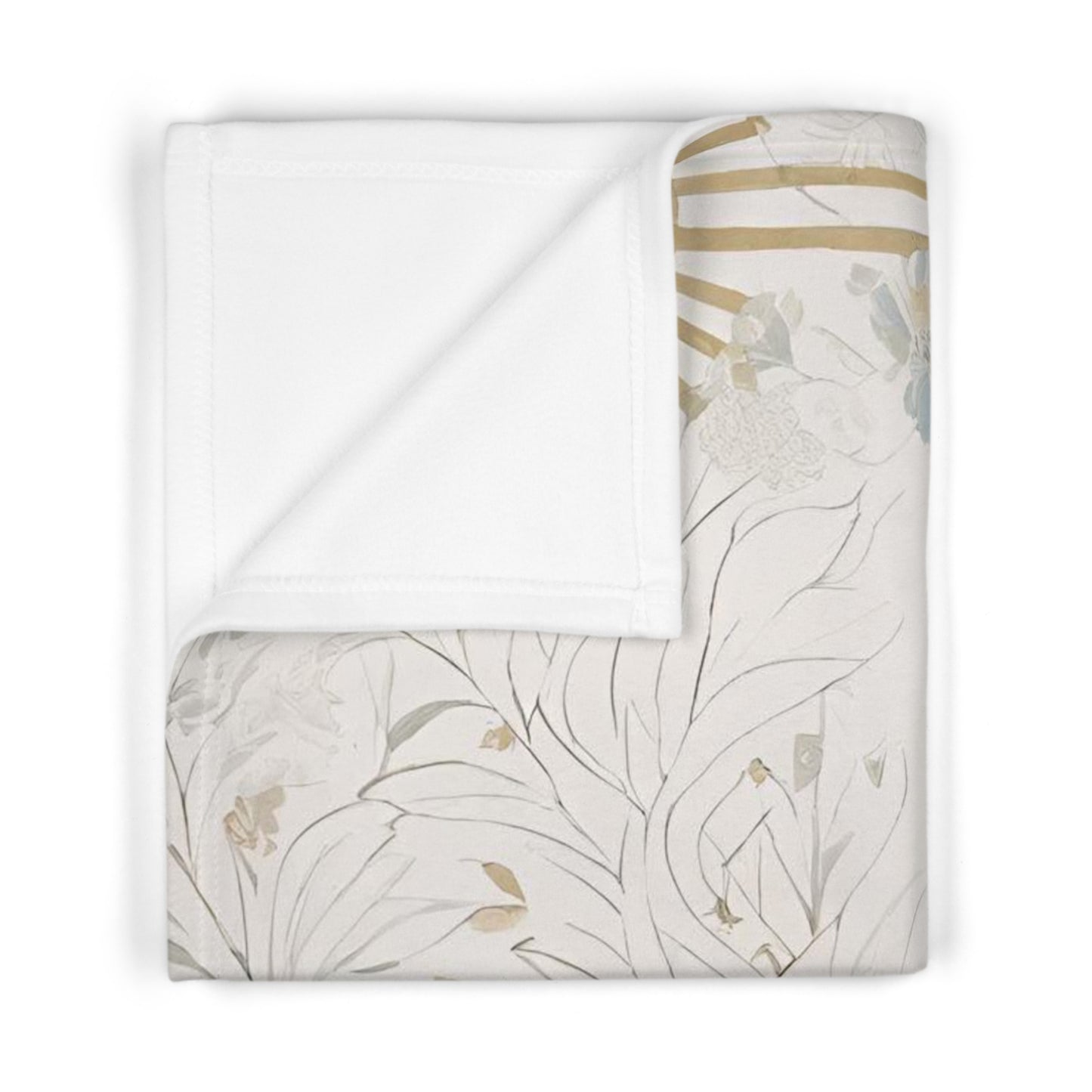 Deer Printed Baby Blanke