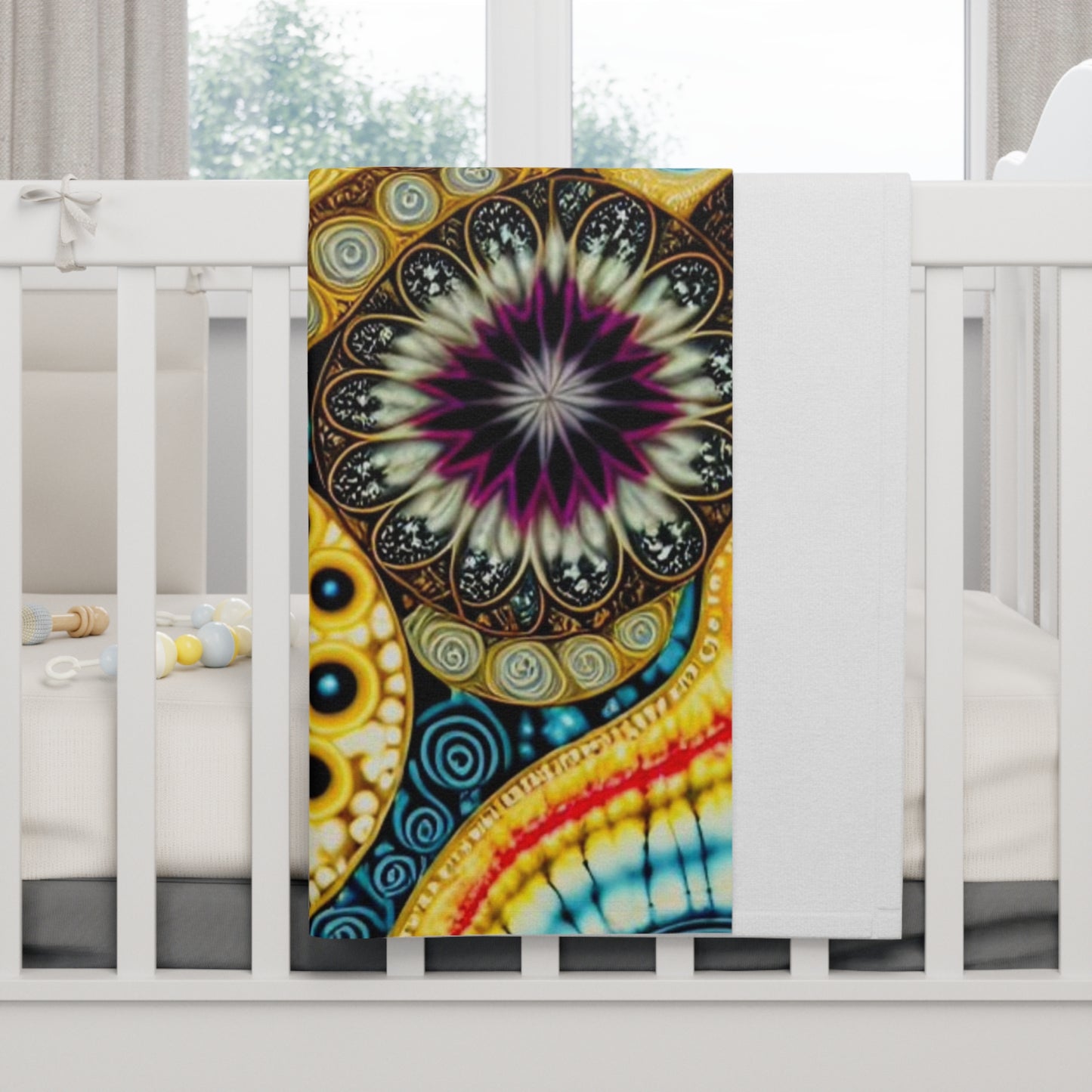Glowing baby blanket