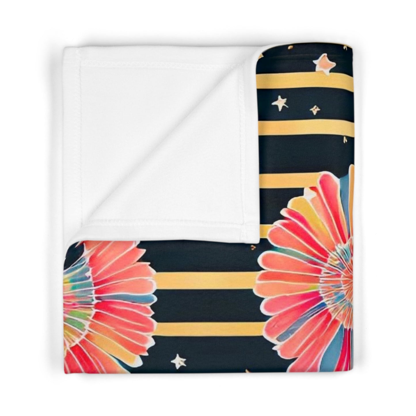 Starlight Pelican Personalized Fleece Baby Blanket
