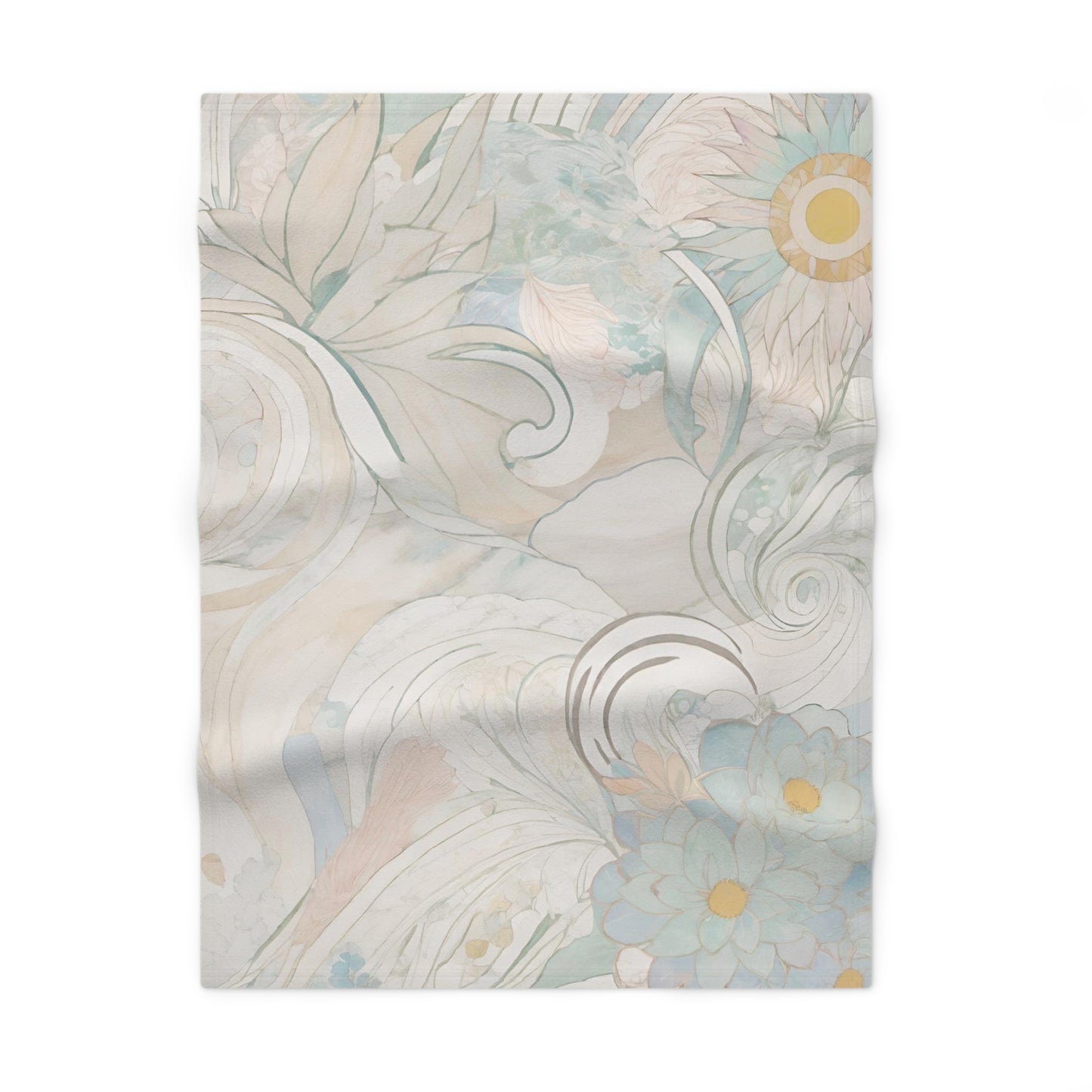 Aroma Blossom Personalized Baby Blanket