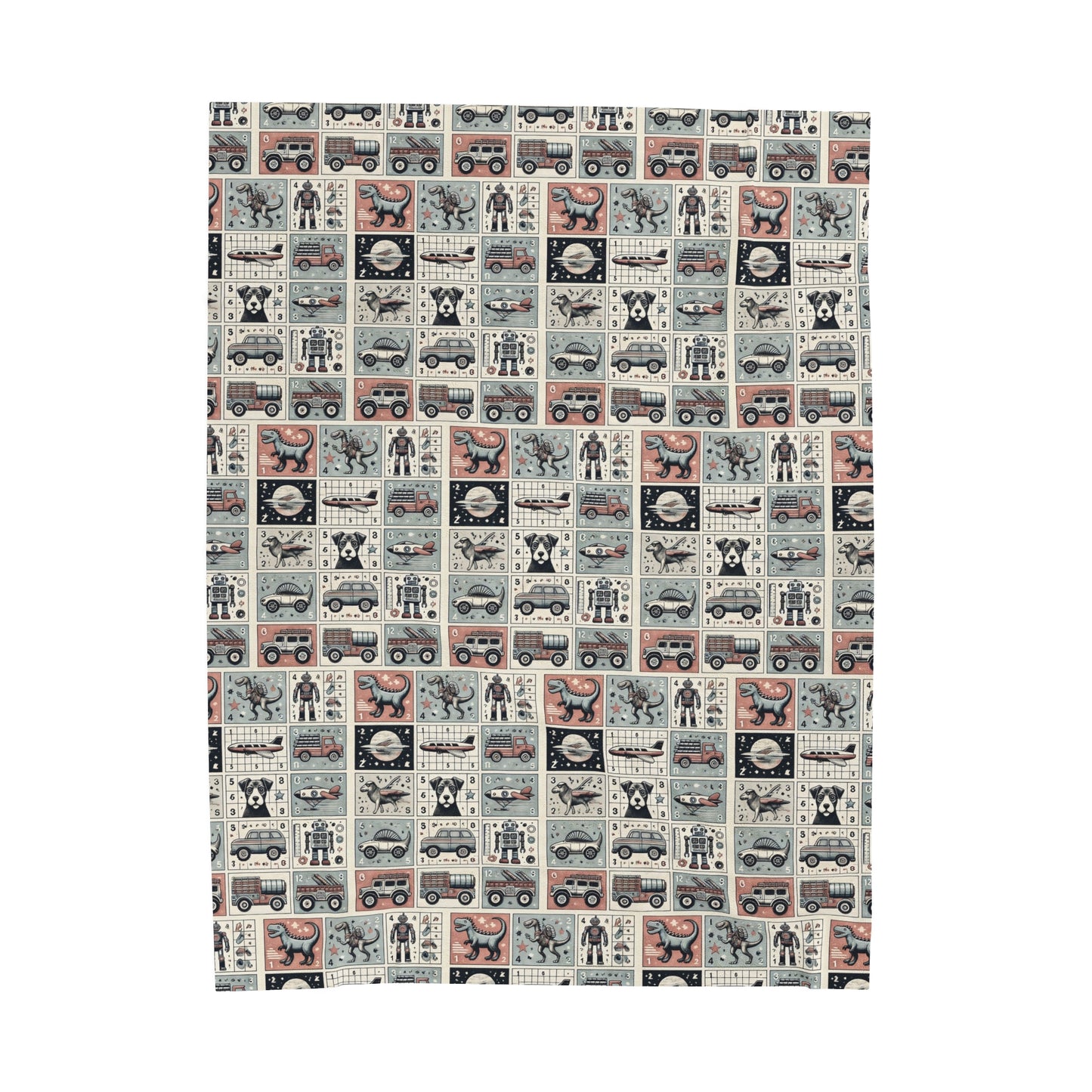 Boys Best Friend Velveteen Plush Blanket