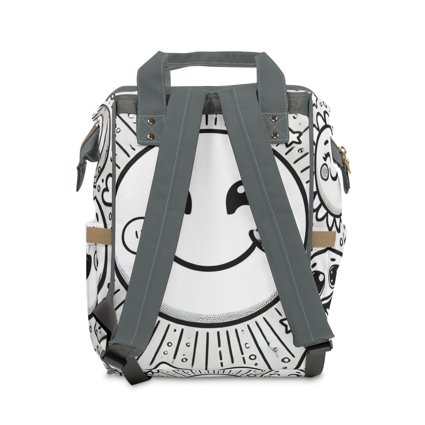 Moon Looking Diaper Bag