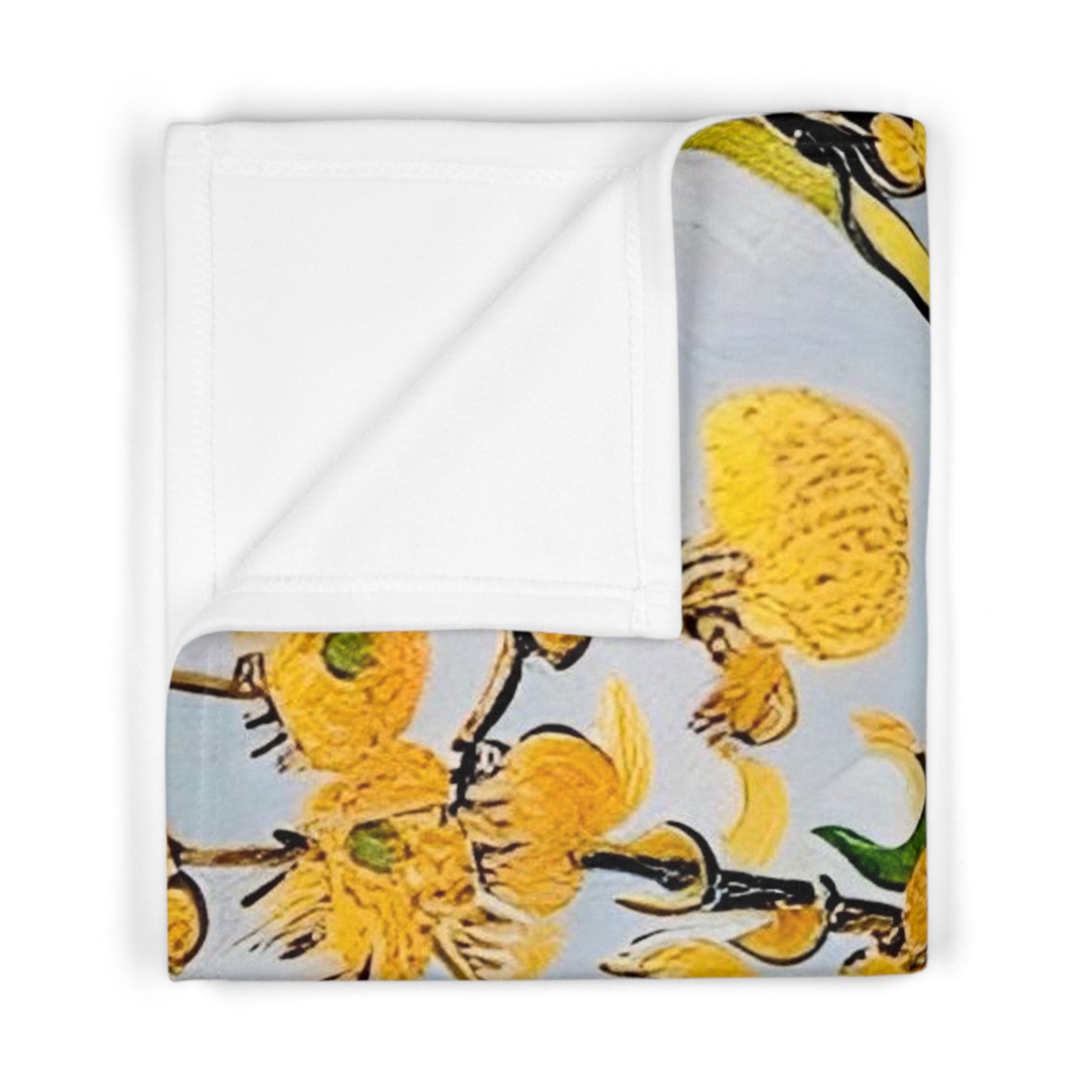 Bloom baby blanket
