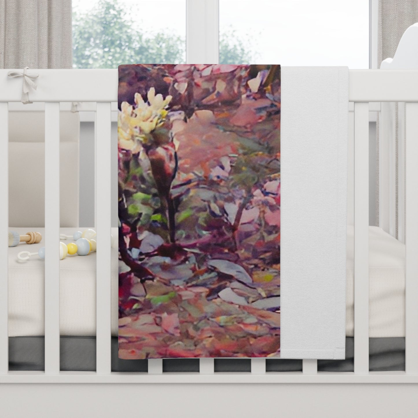 Personalized Sunset on the Mount Baby Blanket Gift