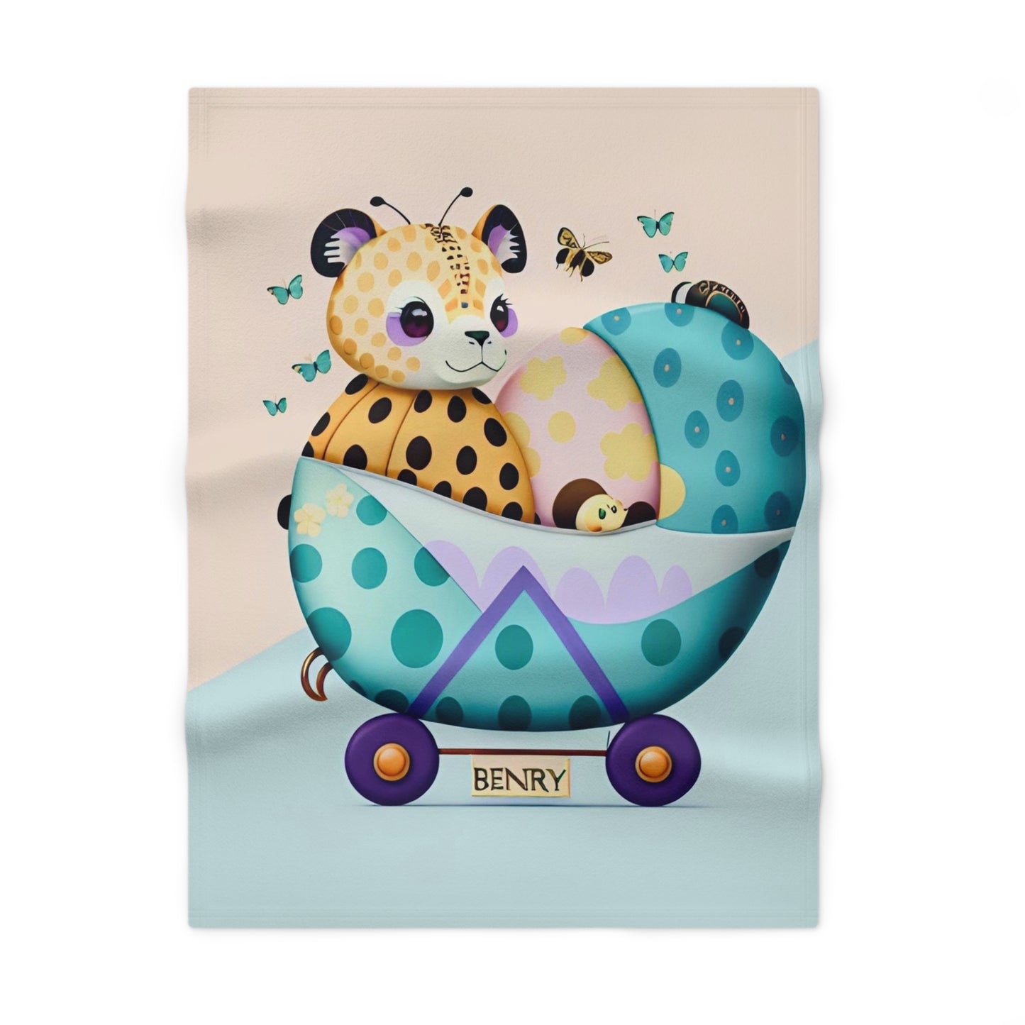 plush fleece baby blanket