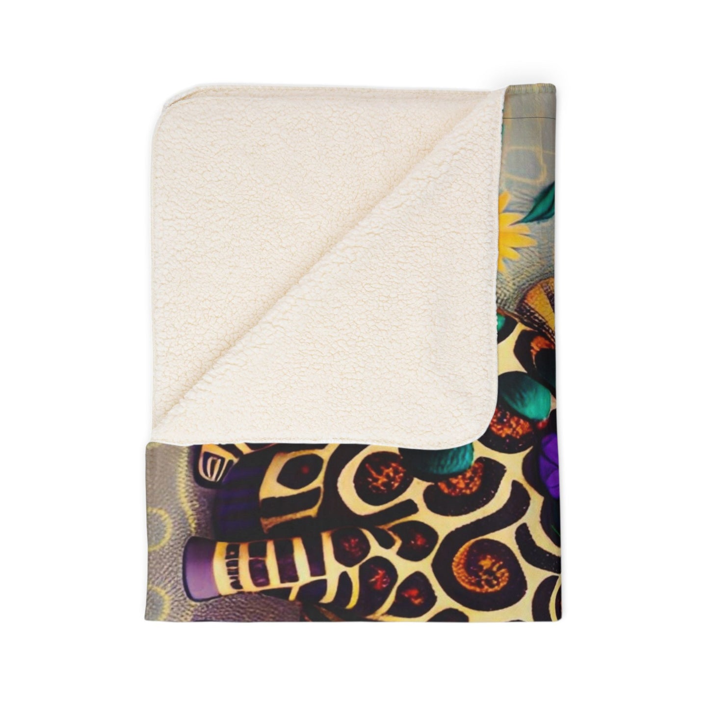 Raffy Designer Fleece Sherpa Blanket