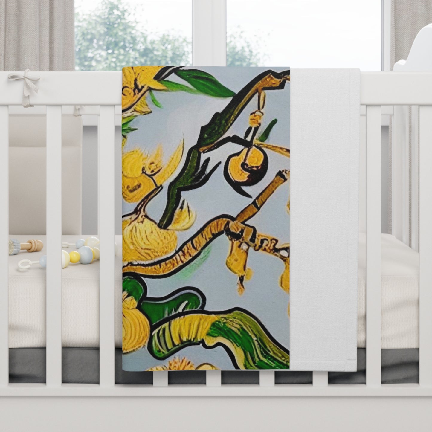 Bloom baby blanket