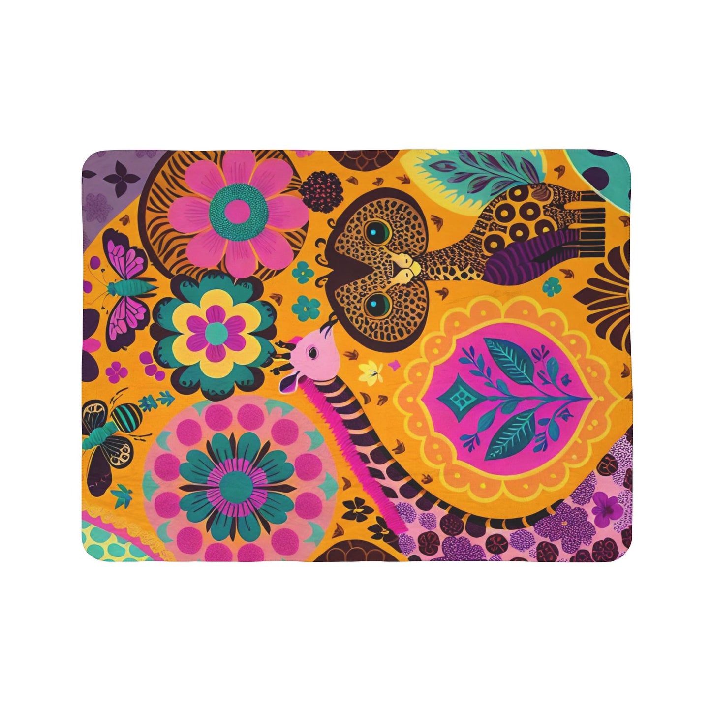 Raff n Kitty Fleece Sherpa Blanket