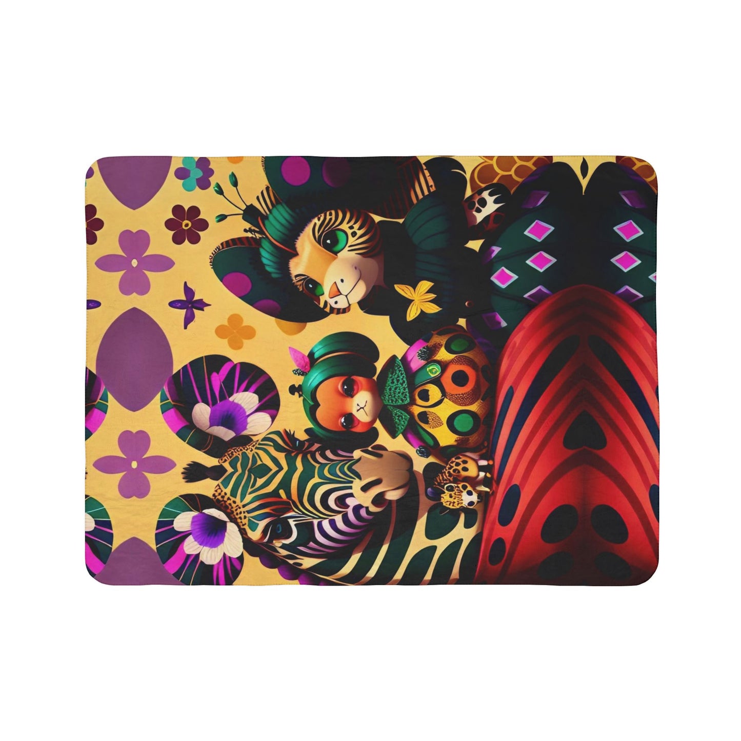 Family Dynamics Fleece Sherpa Blanket
