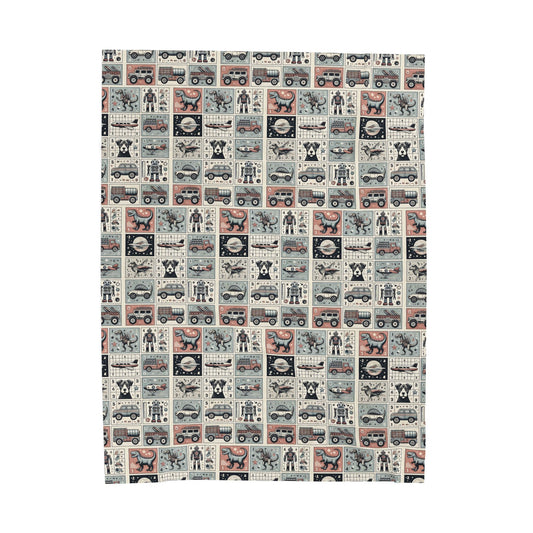 Boys Best Friend Velveteen Plush Blanket