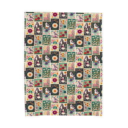 Girls Best Friend Velveteen Plush Blanket