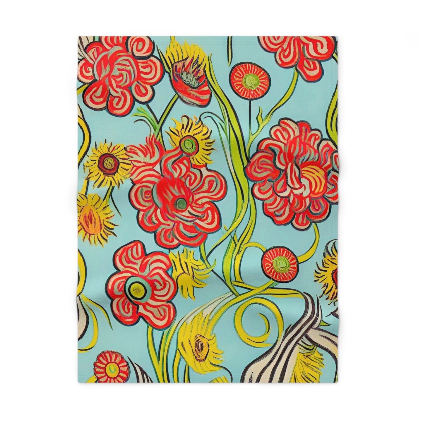 Flower Design Blanket