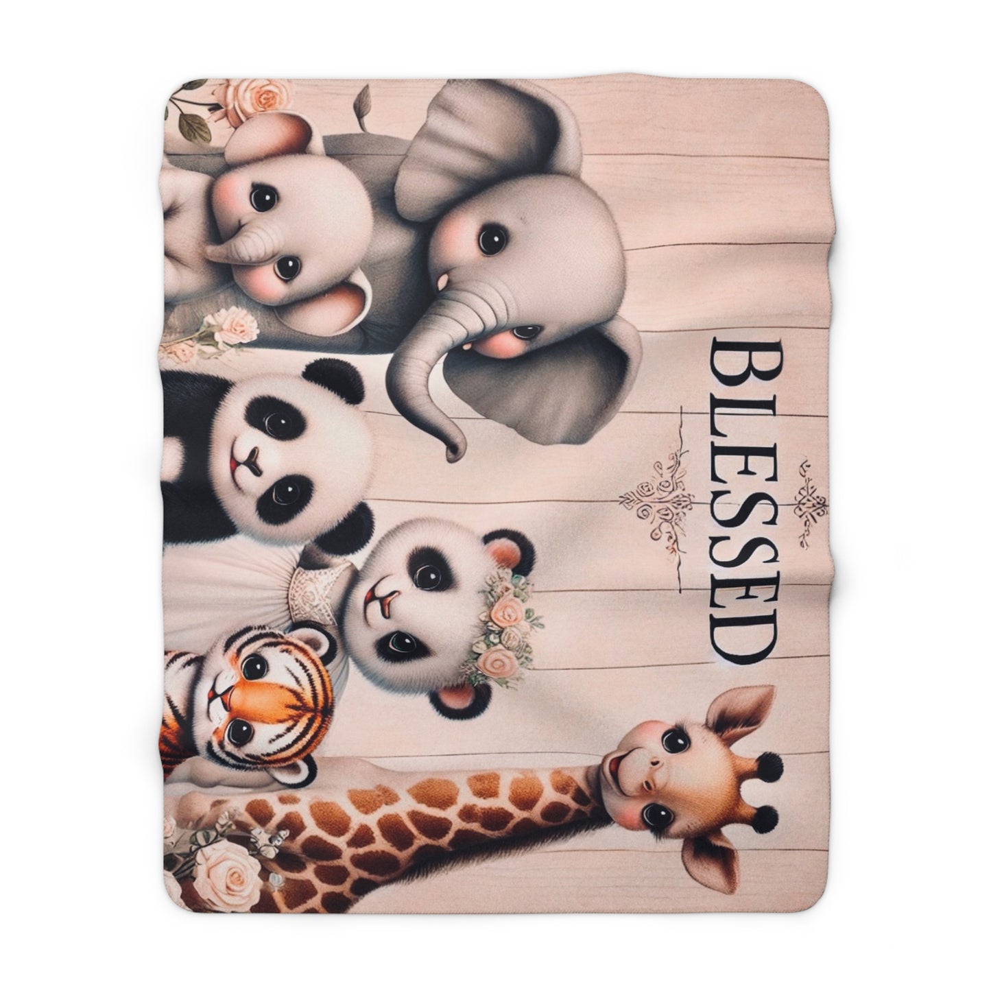 Blessed Family Fleece Blanket
