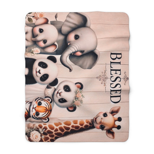 Blessed Family Fleece Blanket