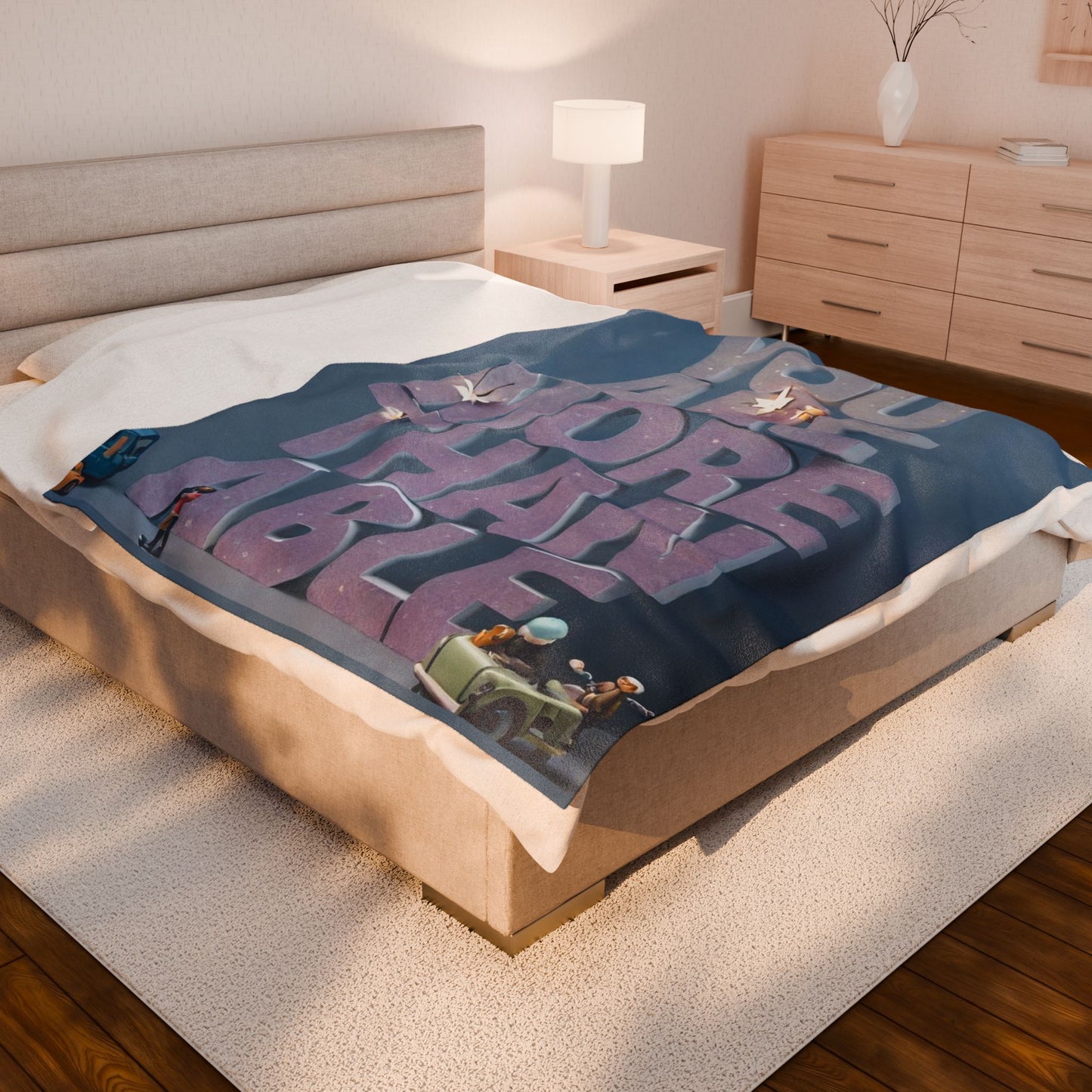 You Are More Velveteen Plush Blanket