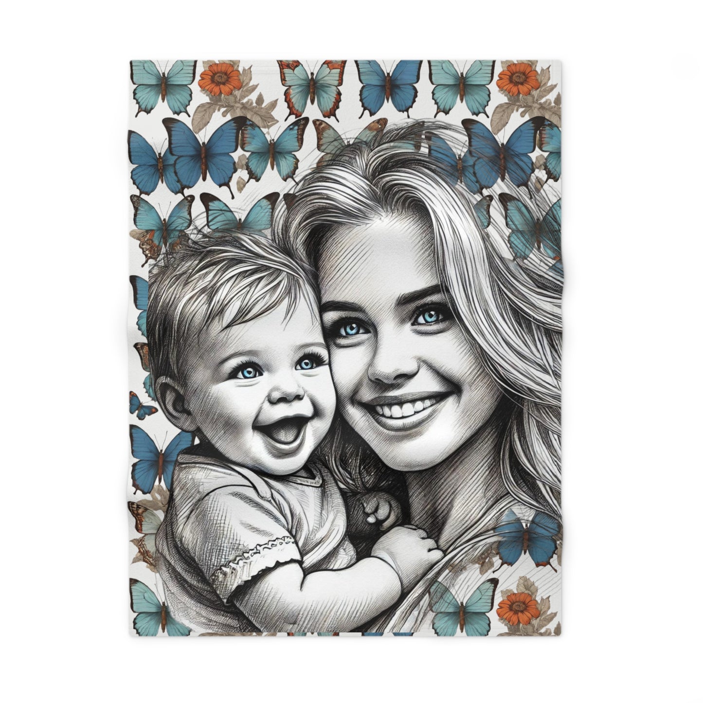 Captivating 2 Personalized Baby Blanket