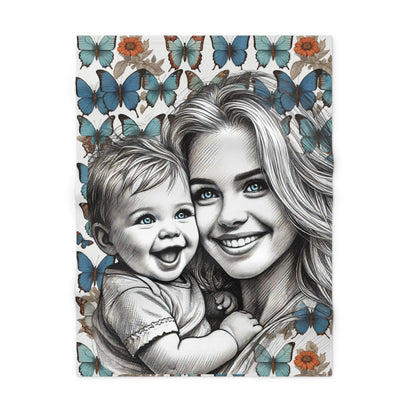 Captivating 2 Personalized Baby Blanket