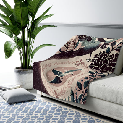 Angels Dove Fleece Blanket