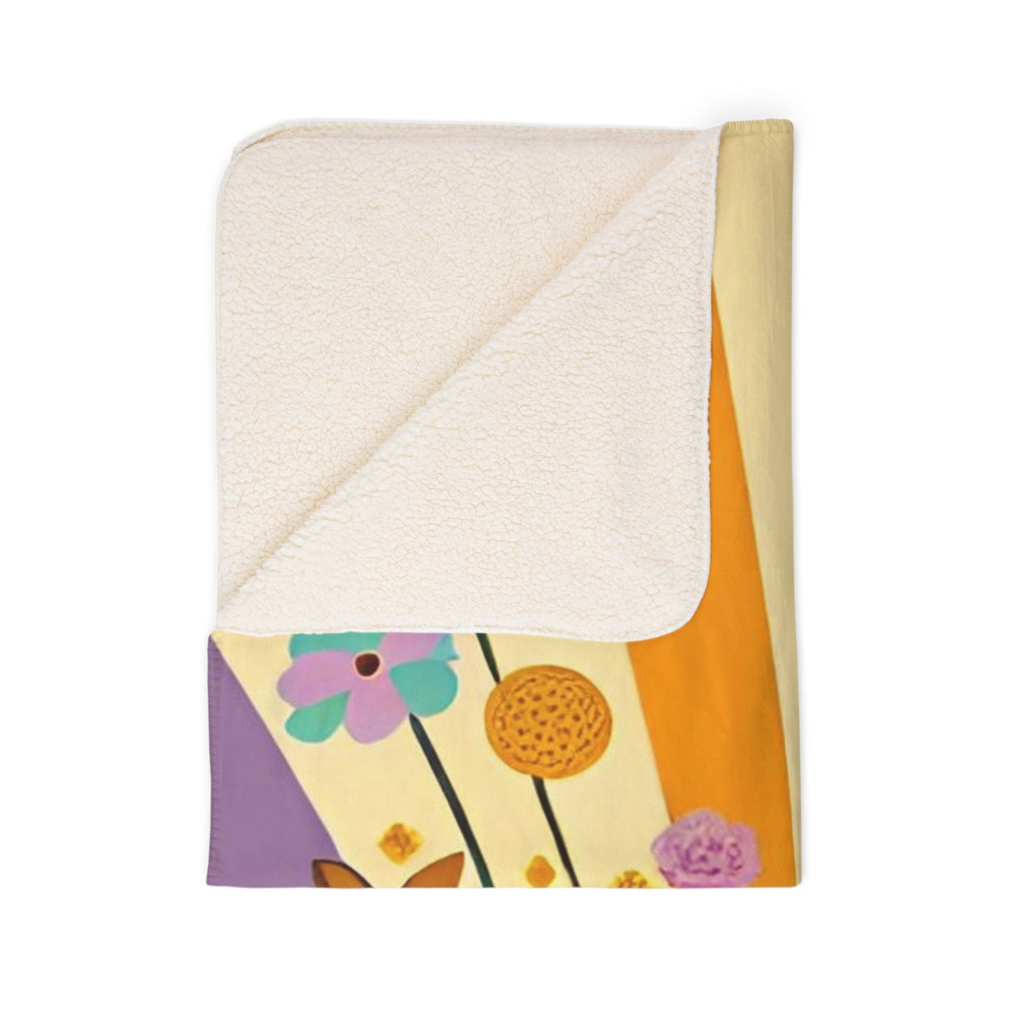 Animal Groove Fleece Sherpa Blanket