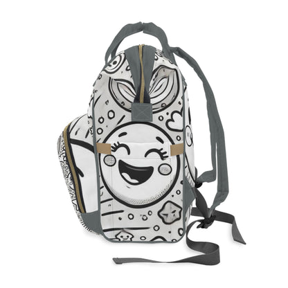Moon Looking Diaper Bag