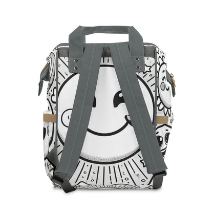 Moon Looking Diaper Bag