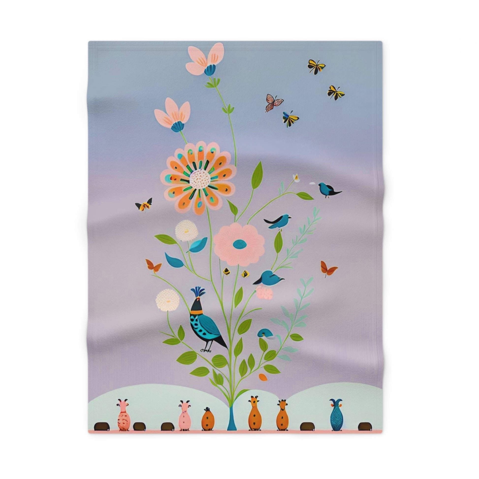  personalized fleece baby blanket