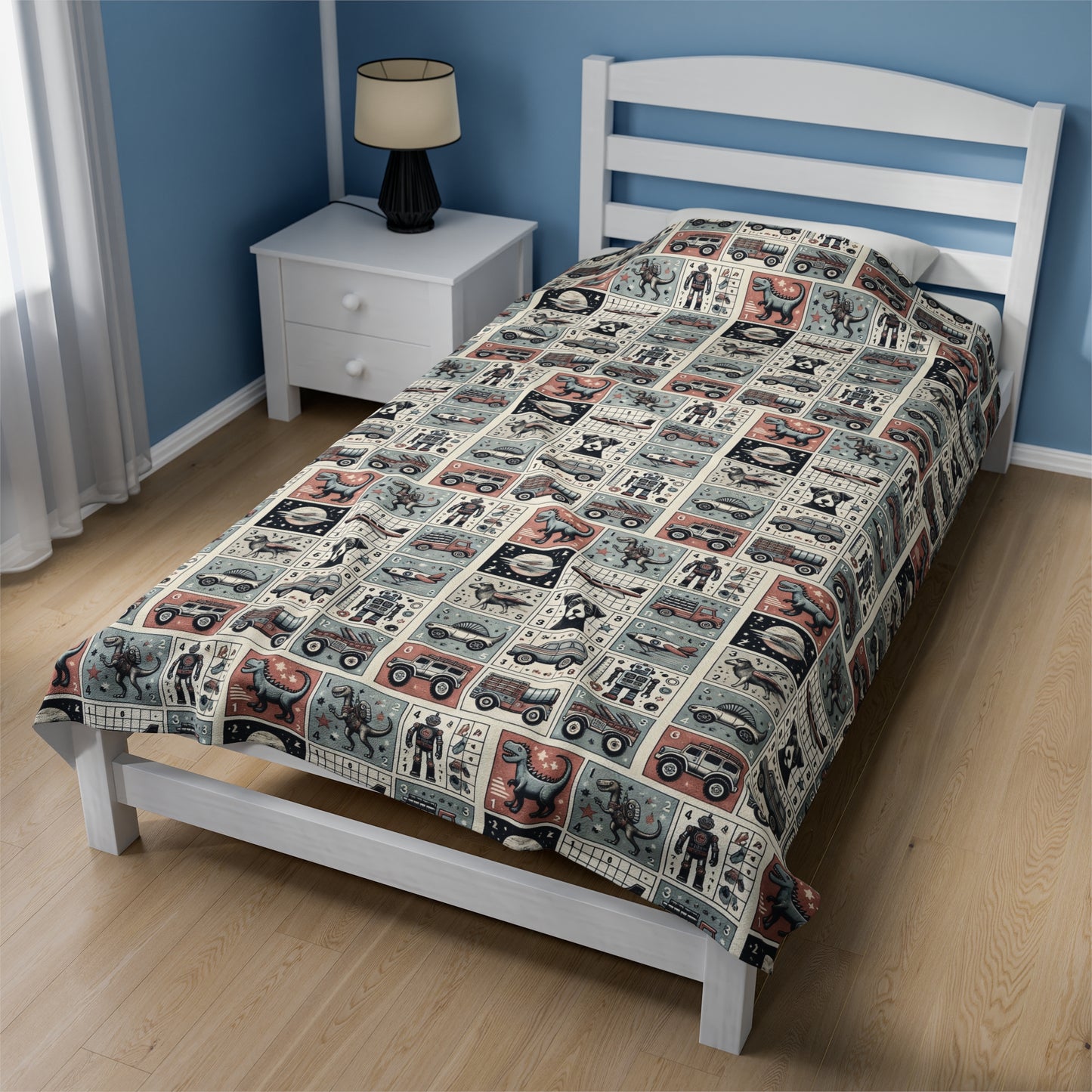 Boys Best Friend Velveteen Plush Blanket