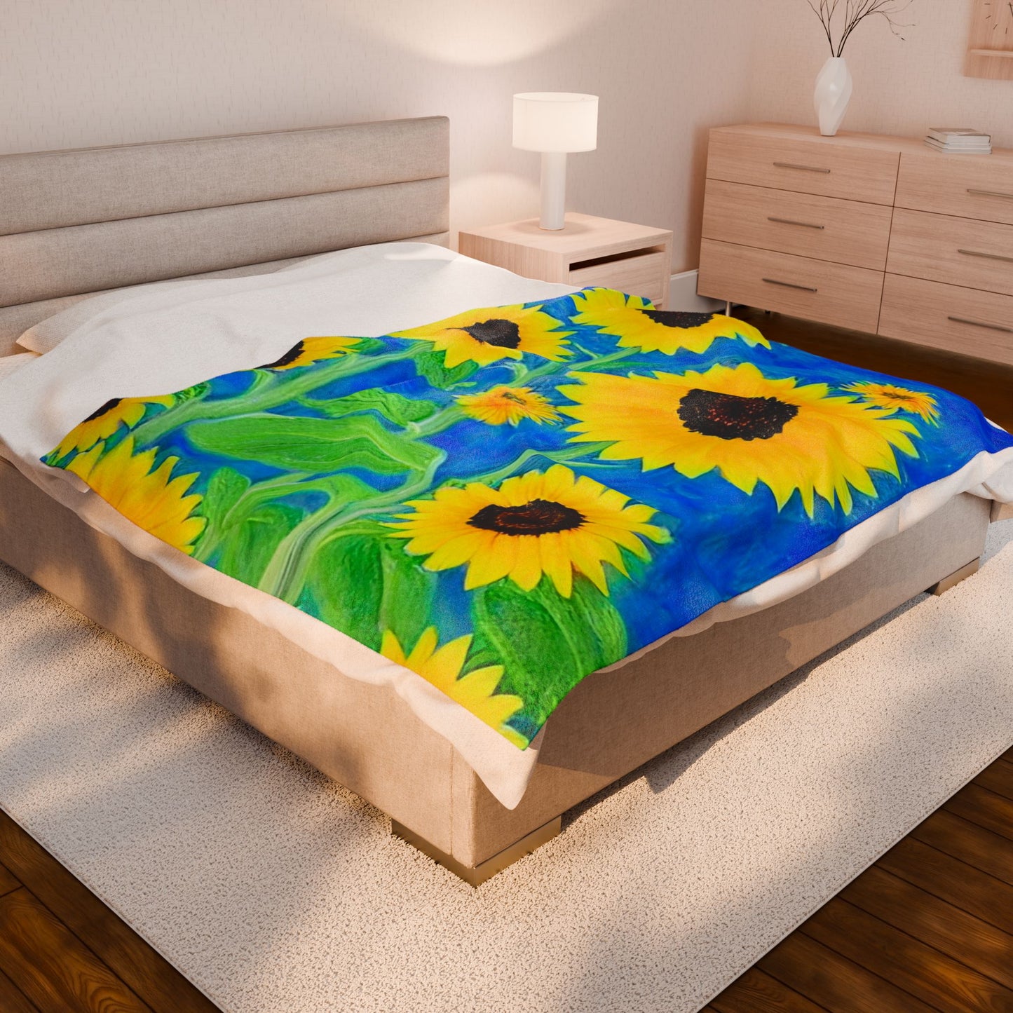 Goodness is Mercy Velveteen Plush Blanket