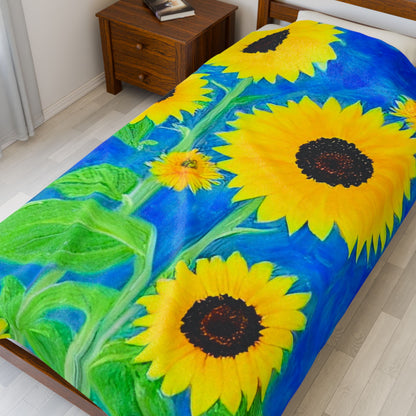 Goodness is Mercy Velveteen Plush Blanket