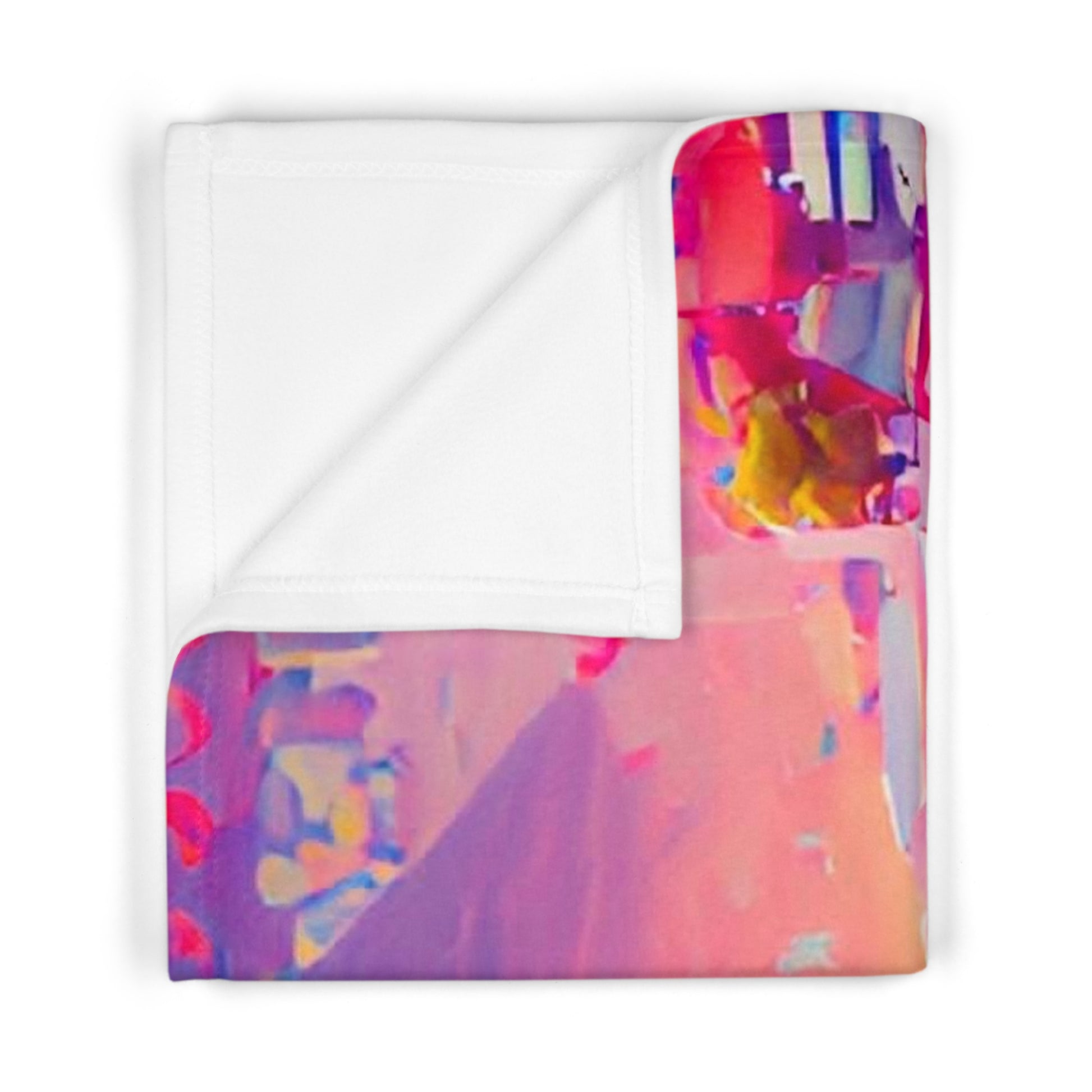 Personalized fleece baby blanket