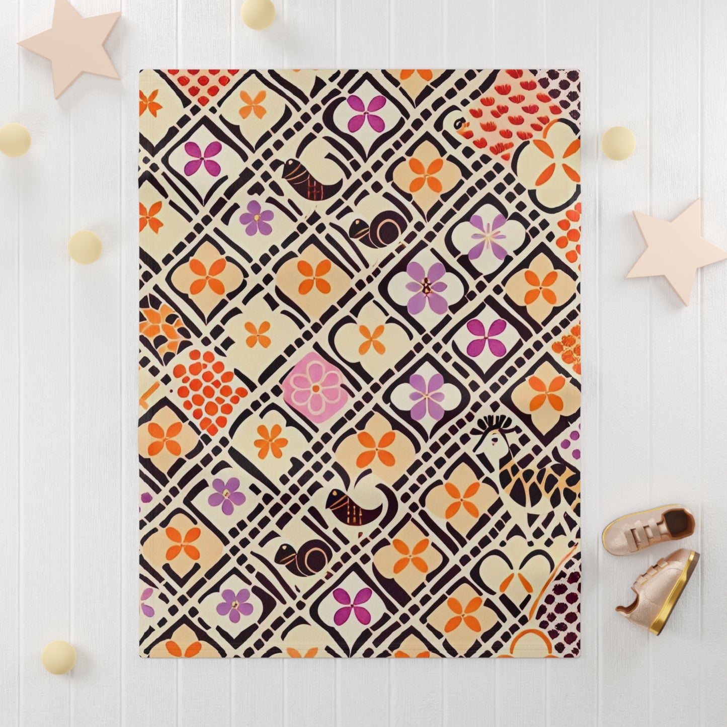 Personalized Animal Baby Blanket