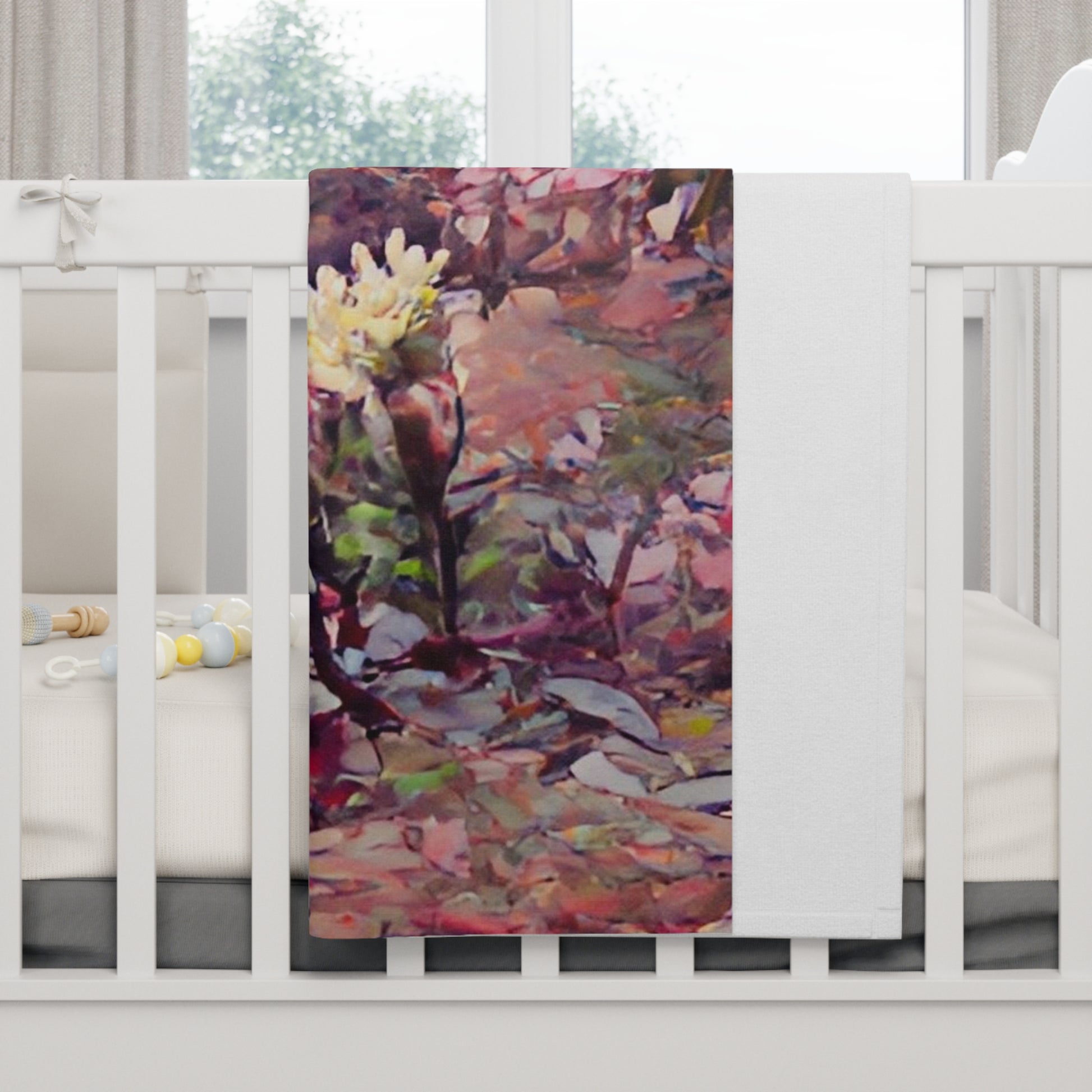 Personalized Sunset on the Mount Baby Blanket Gift