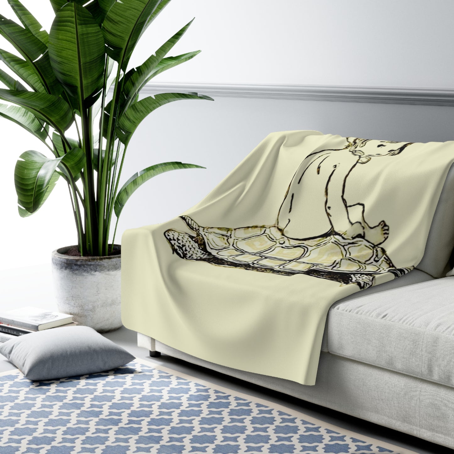 Water Babe Sherpa Fleece Blanket