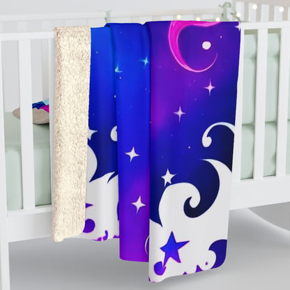 Unicorn Sky Sherpa Fleece Blanket