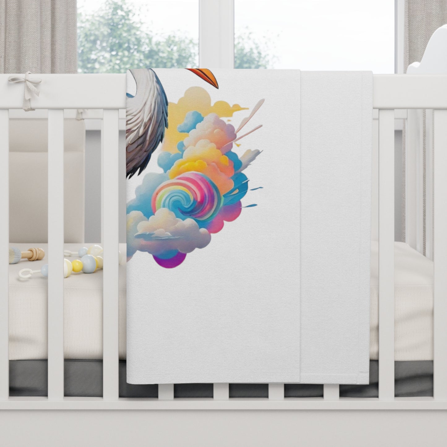 Cloud Borne Baby Blanket 