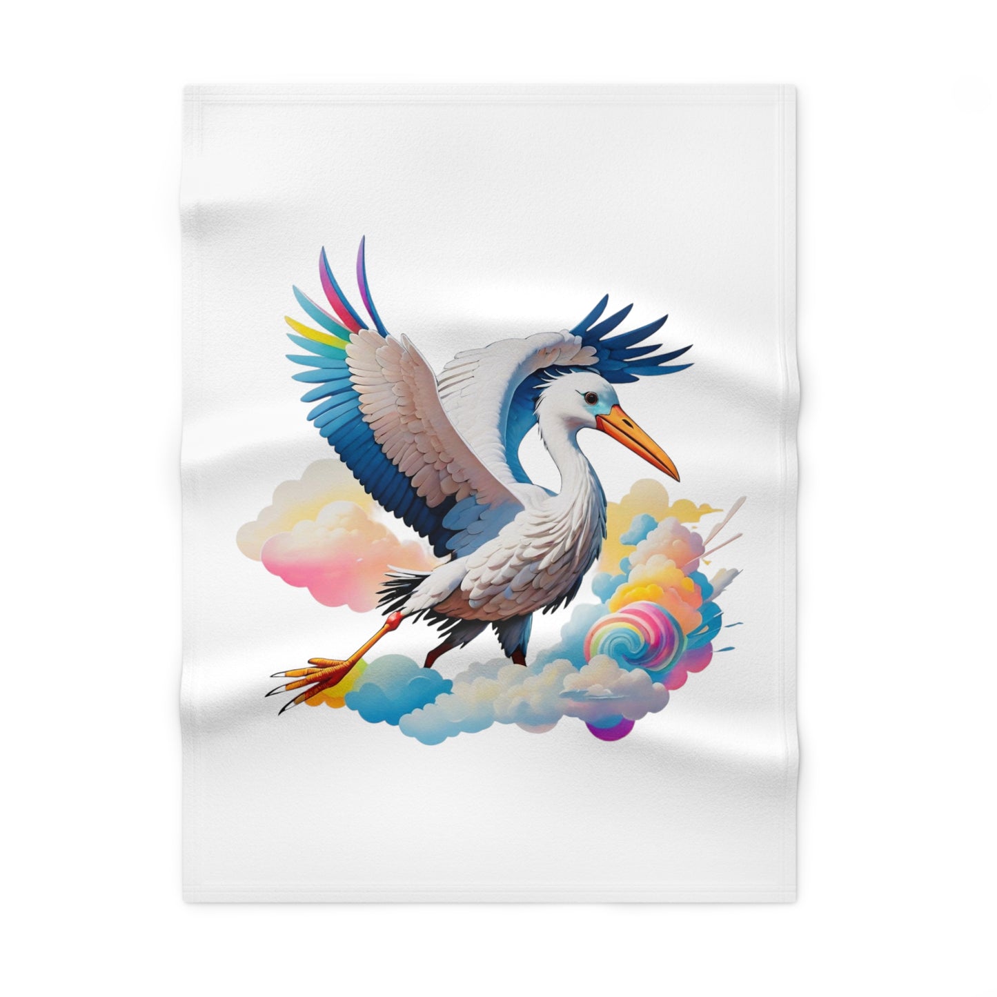 Cloud Borne Baby Blanket 