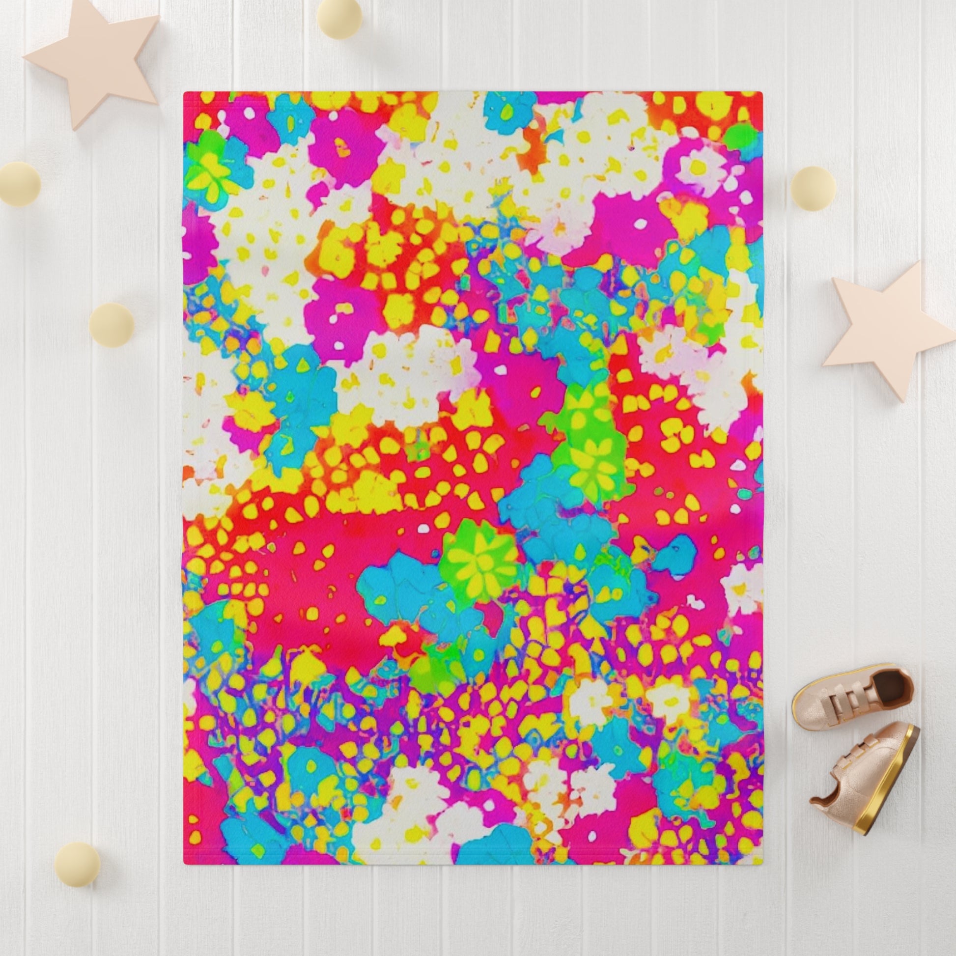  Cheerful colors baby blanket