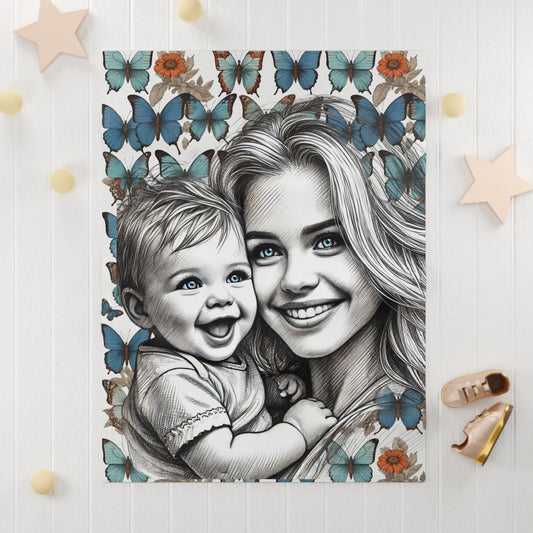 Captivating 2 Personalized Baby Blanket
