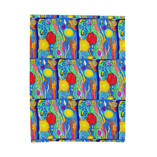 Vintage Childhood Velveteen Plush Blanket